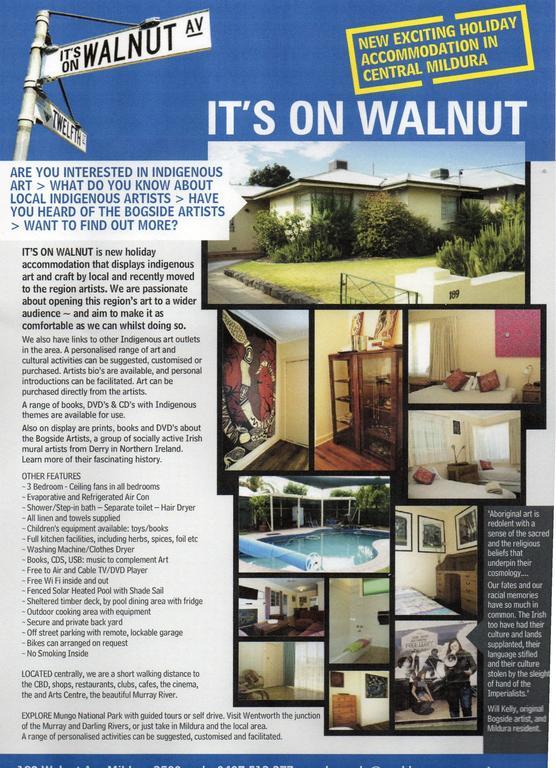 It'S On Walnut Villa Mildura Room photo